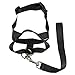 ColorPet Dog Training Halter Head Collar for Dogs Helps Stop Pulling Polyester Large Size(Black)