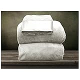 UPC 645470087238 product image for Coral Fleece 3-piece Sheet Set Twin XL White | upcitemdb.com
