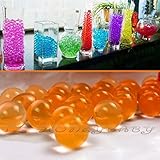 クリスタルボール　水でぷよぷよ　ジェリーボール　マジック　ガーデニング/水耕栽培/培養土類　オレンジ