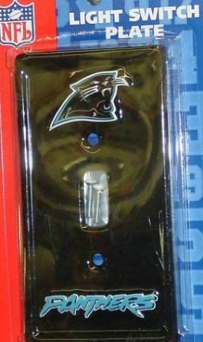 Carolina Panthers Ceramic Light Switch Cover
