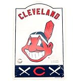 Cleveland Indians Collectible 12" x 18" Tin Sign