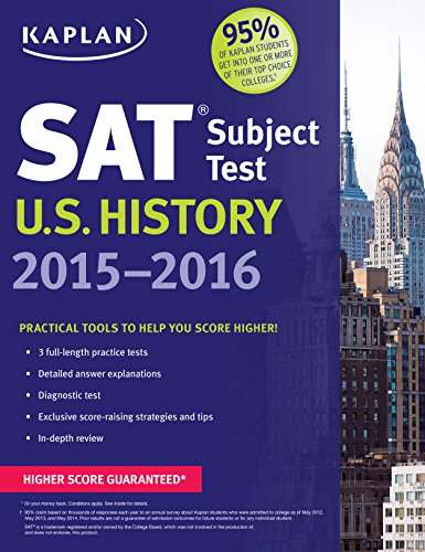 kaplan sat subject test us history 2015 2016 kaplan test prep