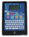 Idena 6468168 - Interaktives Kinder Lern Pad blau mit 30 Programme