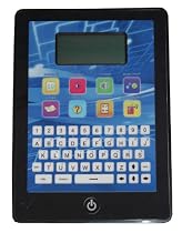 Idena 6468168 - Interaktives Kinder Lern Pad blau mit 30 Programme