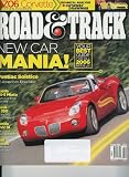 Road & Track Magazine, October 2005 - Corvette ZO6, New Car Mania 2006, Pontiac Soltice, Miata, Lexus IS 350, Civic Si, Ford Fusion