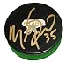 Marty Turco Autographed Dallas Stars Logo Hockey Puck, Proof Photo