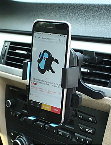 LEBOSH Car Air Outlet Phone Horder 360 Degree Rotating Mobile Phone Seat Support 4-6.3 Inch