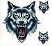 Suchen : Airbrush Aufkleber "Wolf Skull LG" Die-Cut Stickers