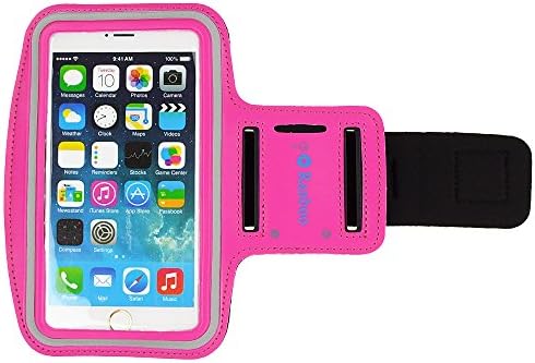 Ranboo Work Out Running Jogging Sports Exercise Gym Armband Case Pouch for iphone 6 plus Samsung Galaxy Note 4,Note 3,Note Edge,LG G3,Sony Xperia Z3 (rose)
