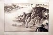 Raft Fishing in Guilin Lijiang River - Original Hand Painted Watercolor Art on Rice Paper