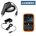 Orange Durable Rubber Soft Silicone Skin Cover Case + Rapid Car Charger + Home Travel Charger for AT&T RIM BlackBerry 9000 Bold Smartphone