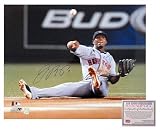 Jose Reyes New York Mets - Seated Throw - Autographed 16x20 Photograph