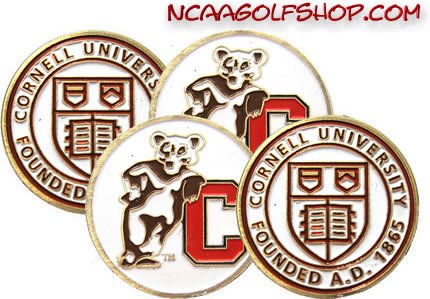 Cornell Big Red Golf Ball Markers