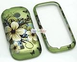 LG Cosmos2 Cosmos 2 vn251 Accessory - Green Hibiscus Hawaiian Flowers & But ....