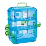 Gerbil Hamster Mice Cage Habitat 3 Levels of Fun 21l X 10 1/4w X 21h 51OXibM0sML. SL160 Gerbil Hamster Mice Cage Habitat 3 Levels of Fun 21l X 10 1/4w X 21h