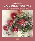 Aquarell-Blumen 2009. Art Kunstkalender - 