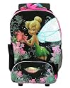 Disney Fairy Shimmer Tinker Bell Rolling Backpack - Full Size Tinkerbell Luggage