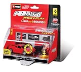 Bburago - 31100 - Véhicule Miniature - Ferrari Light & Sound - Ferrari 430 Scuderia Rouge - Échelle 1/43