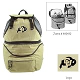 Colorado Golden Buffaloes NCAA Zuma Insulated Backpack (Beige) (Embroidered Logo)