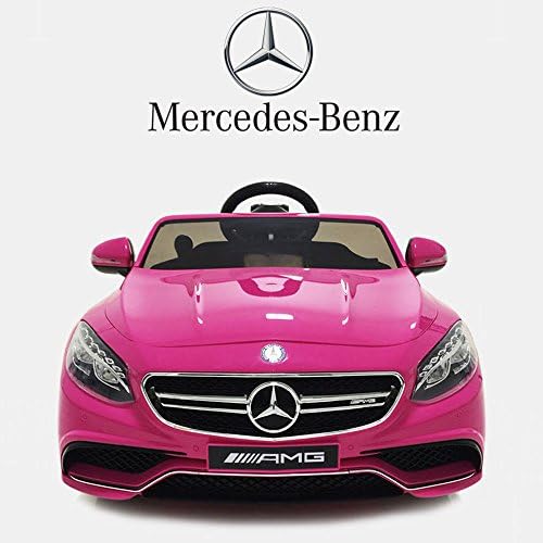 12V Style Mercedes Benz S63 Pink Ride On Car Kids ATV Electric Powered Wheels MP3 Remote RC