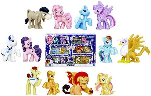 My Little Pony Elements of Friendship Sprkle Friends Collection Exclusive Set of 12 Ponies 2"