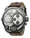 DIESEL DIGITAL AND ANALOG LEATHER BAND MENS WATCH - DZ7126