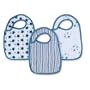 aden + anais 7101F 100-Percent Cotton Muslin Snap Bibs, Prince Charming