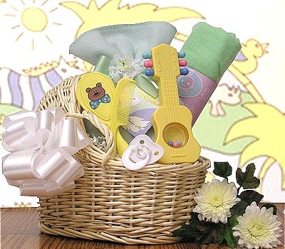 Baby Congratulations Gourmet Food Gift Basket by The Treasured Basket