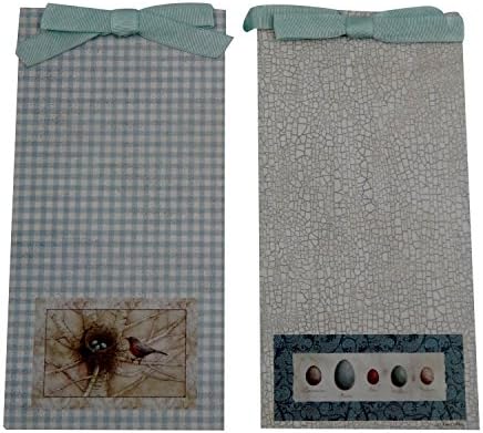 Birchwood By Crazy Mountain Magnetic Note Pads, Birchwood and Bird Themed Set of 4