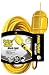 Coleman Cable 5858 Polar/Solar 16/3 SJEO 50-Foot Trouble Light with Metal Guard and Outlet