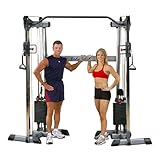 Body Solid Dual Weight Stack Cable Crossover Machine Functional Training Center GDCC200
