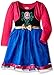 Disney Girls' Long Sleeve Anna Dress