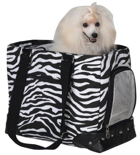Z & Z Wild Side Pet Carrier Sm Zebra