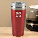 Nebraska Cornhuskers Scarlet 16 oz. Team Logo Thermo Travel Tumbler