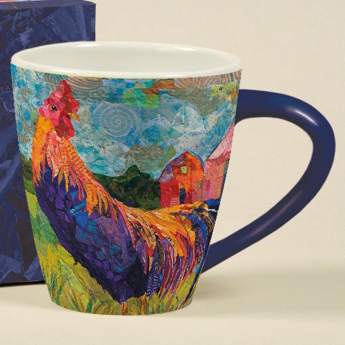 LANG 2121019 Paper Painting Rooster Cafe Mug price