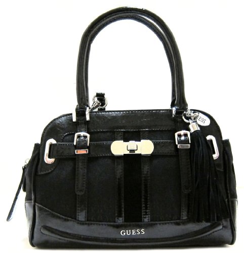 Guess Scent Logo Satchel Coal Black