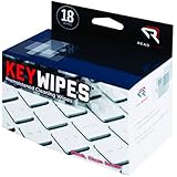 Read Right KeyWipes Keyboard and Hand Cleaner Wipes, 18 Wipes per Box (RR1233)