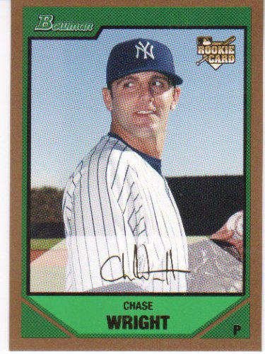 Buy 2007 Bowman Draft Gold BDP4 Chase Wright (Baseball Cards) (Rookie Card Parallel) by Baseball Cards