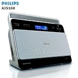 Philips AJ5100 Digital DAB & FM Portable Radio - Superb Quality Music via DAB (Digital Audio Broadcasting) - Sleeptimer - Mains or Battery Powered