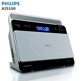 Philips AJ5100 Digital DAB & FM Portable Radio - Superb Quality Music via DAB (Digital Audio Broadcasting) - Sleeptimer - Mains or Battery Powered