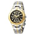 Armitron Men`s 204224BKTT Two-Tone Multi-Function Black Dial Watch