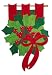 Wreath Regular Size Applique Flag