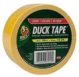Duck Colored Tape, 1.88-Inch Wide, Yellow, 20 Yards Per Roll (6 Rolls) (519615)