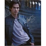 Ian Somerhalder Signed the Vampire Diaries 8x10 Photo #1