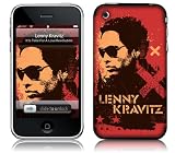 Msic Skins iPhone 3G/3GS用フィルム  Lenny Kravitz - Stencil Red  iPhone 3G/3GS  MSRKIP3G0127 lenny