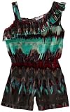 Little Ella Girls 2-6X Native Romper Set, Sienna, 5/6