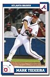 Braves - Mark Teixeira Art Poster PRINT Unknown 22x34