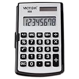 Victor 908 Handheld Calculator Eight-Digit Lcd Well-Spaced Rubber Keys For  ....