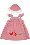 ZU Petit Ami Infant Girls Crabs Seersucker Sundress with Hat
