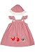 ZU Petit Ami Infant Girls Crabs Seersucker Sundress with Hat Image